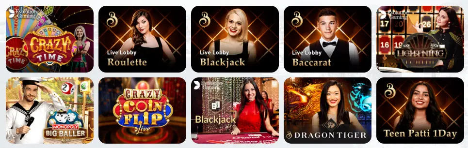 Jeux de casino en direct CROWNGREEN CASINO