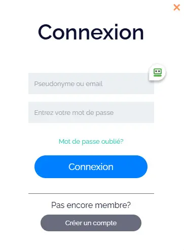 Connexion des membres du CrownGreen Casino