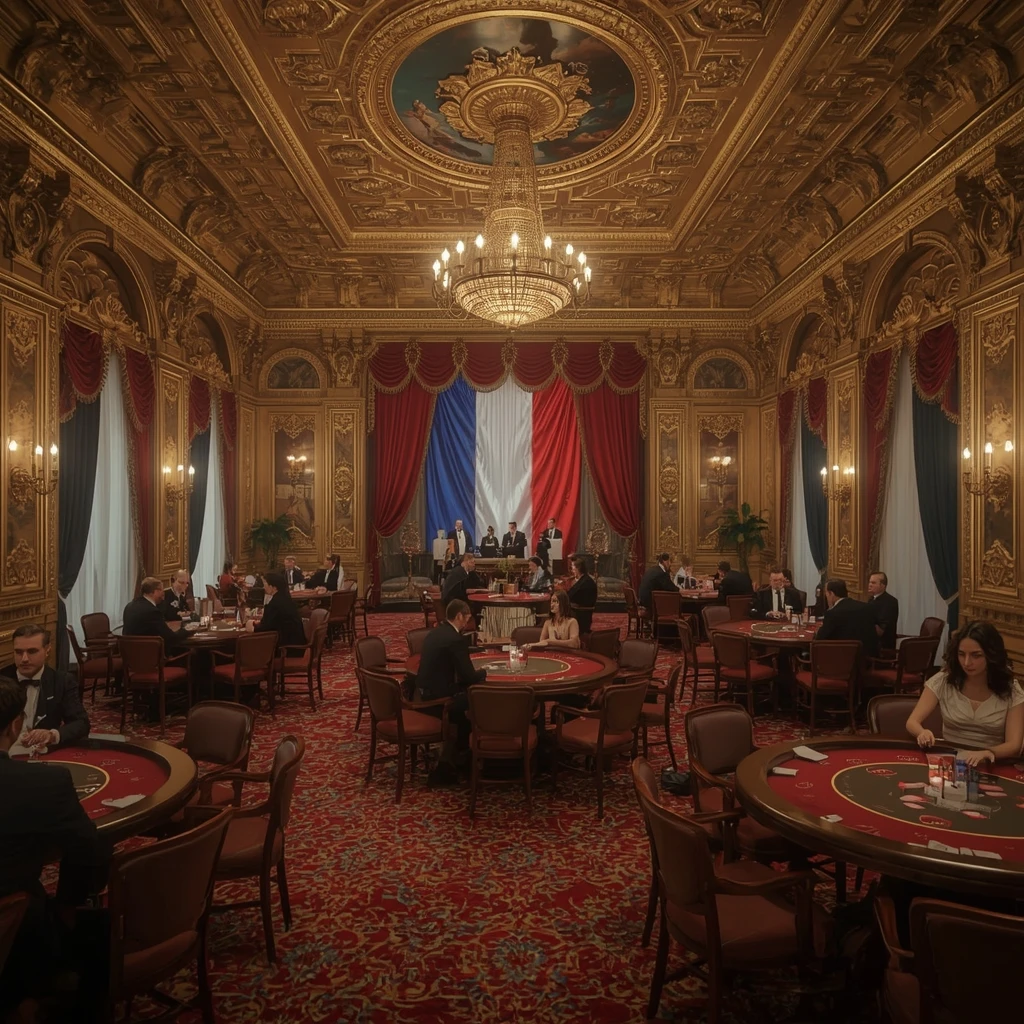 Le casino et le drapeau français CrownGreen Casino